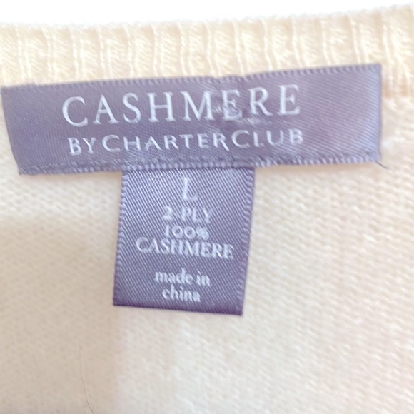 Cashmere sweater pullover Sz L - Picture 2 of 3